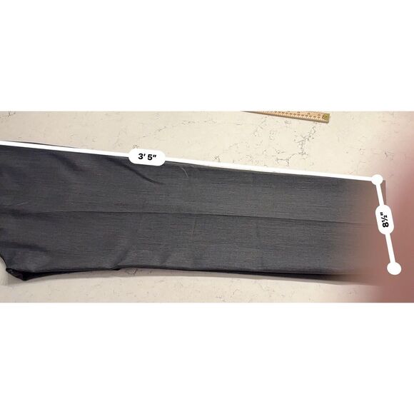 Brooks Brothers 346 Dress Pants Mens TAG-36x32 SEE DESC! Flat Gray Wool QK SHIP - Picture 8 of 11